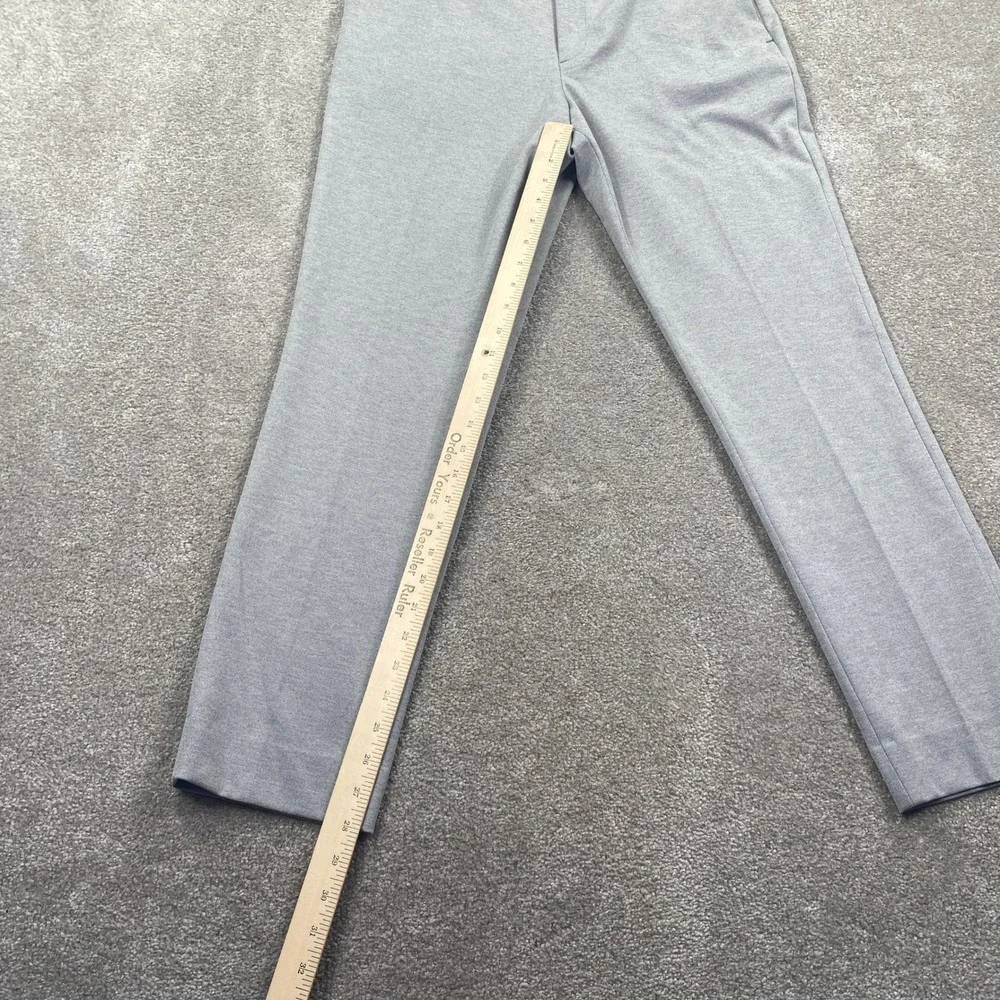 Banana Republic Dress Pants Mens 31x32 Grey Tailored Fit Stretch Trousers